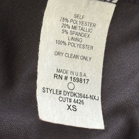 Altar’d State Black Metallic Sleeveless Mini Dress Size XS Glam Sexy Holiday Y2K - Picture 6 of 10